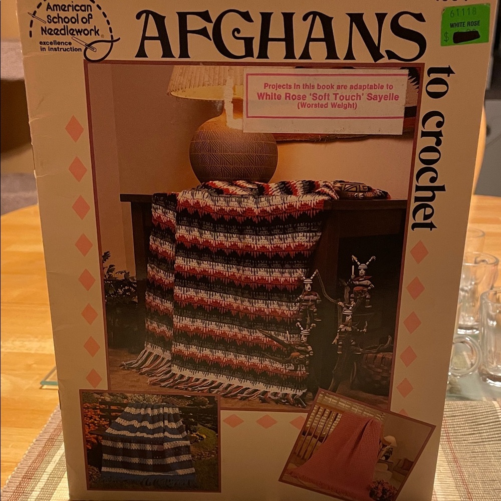 Afghans to Crochet Pattern Book